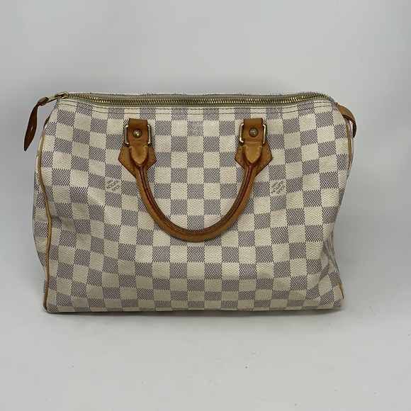 authentic LOUIS VUITTON Speedy 30 Damier Azur - Picture 3 of 16